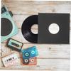 ERINGOGO Black PO Vinyl Record Sleeves, 8-Pack, Double-Layer Inner Sleeve Design, Antistatic view 4