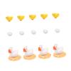 OFFSCH 14-Piece PVC Miniature Chicken Figurine Set with Egg and Coop view 1
