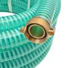 Suction Hose with Brass Connectors, 15 m, 25 mm, Green view 2