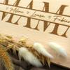 VmG-Store Personalized Breakfast Board 23.5 x 15 cm, Engraved Wooden Bread Board, Design 01 Mama with Custom Name view 2