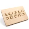 VmG-Store Personalized Breakfast Board 23.5 x 15 cm, Engraved Wooden Bread Board, Design 01 Mama with Custom Name view 3