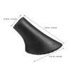 Happyyami 30-Piece PVC Replacement Tips for Trekking Poles, Crutches and Walking Canes, Black view 2