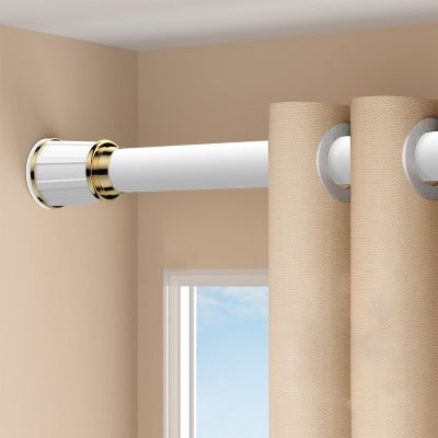 No-Drill Stainless Steel Tension Rod, Adjustable 15.7–19.7 in