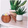 Round Retro Storage Basket with Lid for Fruit view 4