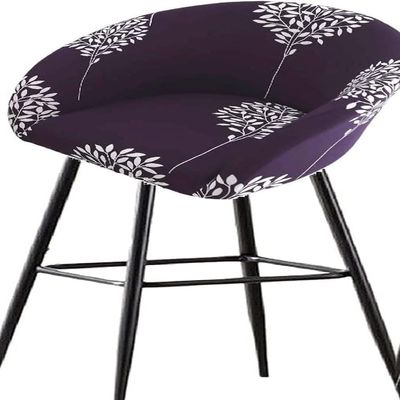 SDNAM Bar Stool Covers with Backrest, Stretch Universal Covers, 4/2/1-Piece Set (H17, 1 PC)