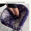 SDNAM Bar Stool Covers with Backrest, Stretch Universal Covers, 4/2/1-Piece Set (H17, 1 PC) view 3