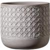 Soendgen Vienna Ceramic Planter, Silk Gray, 21 cm Diameter, 19 cm High, 8.22 L view 1