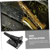Generic Metal Wall-Mounted Trumpet Holder, Black view 3
