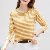 Women's Red and White Striped Long-Sleeve Shirt for Carnival view 4