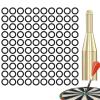Yulokdwi O-Rings for Dart Shafts, 100 Pieces with Installation Tool view 1
