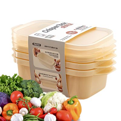 Bsbkoj Stackable Kitchen Storage Containers with Press-Top Lids