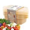 Bsbkoj Stackable Kitchen Storage Containers with Press-Top Lids view 1