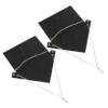 CAXUSD 2-Pack Hanging Wooden Chalkboards, Erasable Message Boards, Expandable, for Crafts, Home Decor, Kitchen and Photo Props view 1