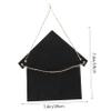 CAXUSD 2-Pack Hanging Wooden Chalkboards, Erasable Message Boards, Expandable, for Crafts, Home Decor, Kitchen and Photo Props view 2