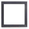 PVC Fixed Window 900 x 550 mm, White/White, Double Glazing, 58 mm Profile view 3