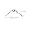 CHILDWEET 25-Pack Stainless Steel V-Shaped Replacement Springs for Pruning Shears, Silver view 2