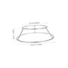 LOORGVEL Round Stainless Steel Kettle Stand, Sturdy Pot Stand for Household Use view 2