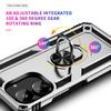 Jiajihua Case Compatible with LG K40S [Hard PC+TPU], 2-in-1 Car Mount, Magnetic Ring, Kickstand, Silver view 4