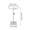 OFFSCH Freestanding Stainless Steel Tongs Holder with Two Extension Sections view 2