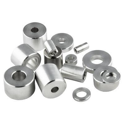 RYSUPPLY Aluminum Spacer Sleeves | 15 x 5.3 x 3 mm | 50 Pieces