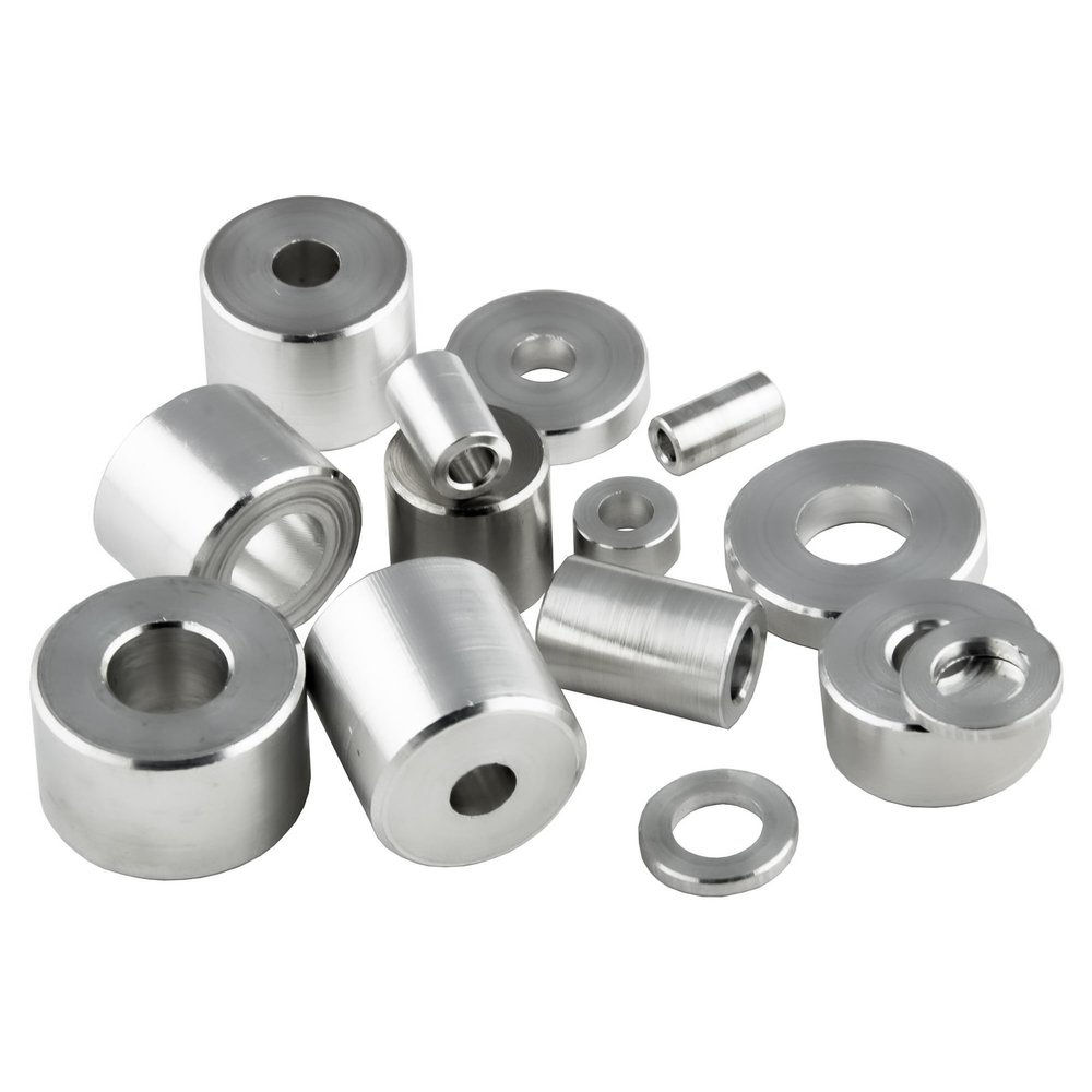 RYSUPPLY Aluminum Spacer Sleeves | 15 x 5.3 x 3 mm | 50 Pieces