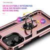 Jiajihua Case Compatible with Google Pixel 3a / Pixel 3 Lite, Hard PC + TPU, 2-in-1 Magnetic Car Mount Ring Kickstand, Pink view 4