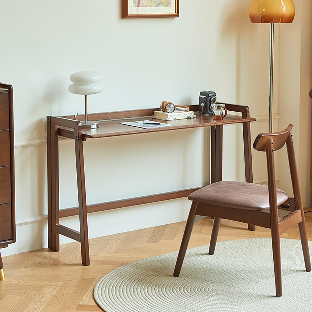 Modern Farmhouse Counter-Height Bar Table, Rectangular Sofa Console Table, No Stools