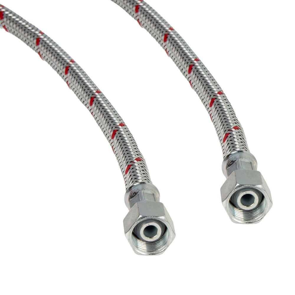 tecuro Oil Hose 750 mm x 3/8 in x 3/8 in Union Nut (DN10), Conical Seal