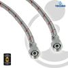 tecuro Oil Hose 750 mm x 3/8 in x 3/8 in Union Nut (DN10), Conical Seal view 2