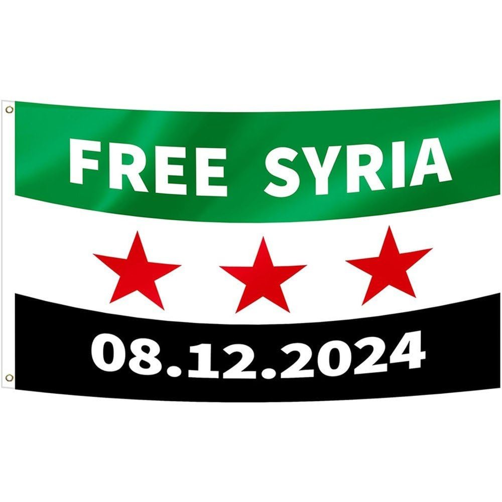 Lpitoy Free Syrian Army Three-Star Flag, 3 x 5 ft