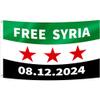Lpitoy Free Syrian Army Three-Star Flag, 3 x 5 ft view 1