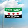 Lpitoy Free Syrian Army Three-Star Flag, 3 x 5 ft view 2
