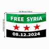 Lpitoy Free Syrian Army Three-Star Flag, 3 x 5 ft view 4