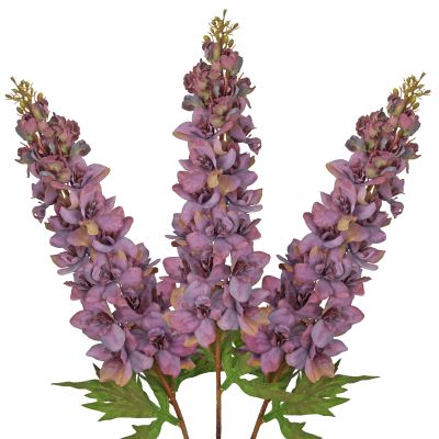 3-Piece Set of 92 cm Artificial Delphinium Flowers