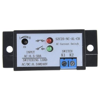 SZC10-NC-AL-C-CH AC Current Sensing Switch, 0.5–50 A Normally Closed Switch for Industrial Equipment and Substation Monitoring
