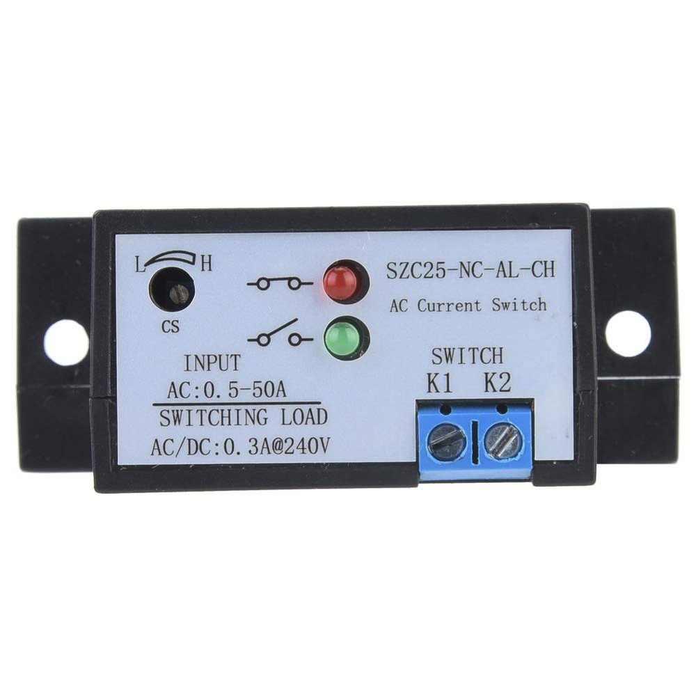 SZC10-NC-AL-C-CH AC Current Sensing Switch, 0.5–50 A Normally Closed Switch for Industrial Equipment and Substation Monitoring