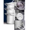 Steamer/Soup Pot, 304 Food-Grade Stainless Steel, 3-Layer Clad Base, 28 cm view 2