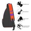 WZYCWB Orange Circle Pattern Crossbody Chest Bag view 4