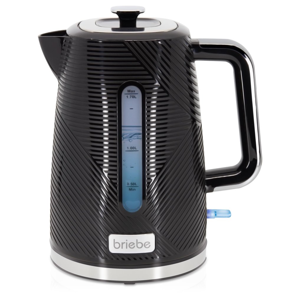 briebe Elegance Electric Kettle, 1.7 L, 2,200 W, Black