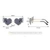 SLEDEZ Women's Heart-Shaped Party Sunglasses, European and American Style, Color 3 view 2