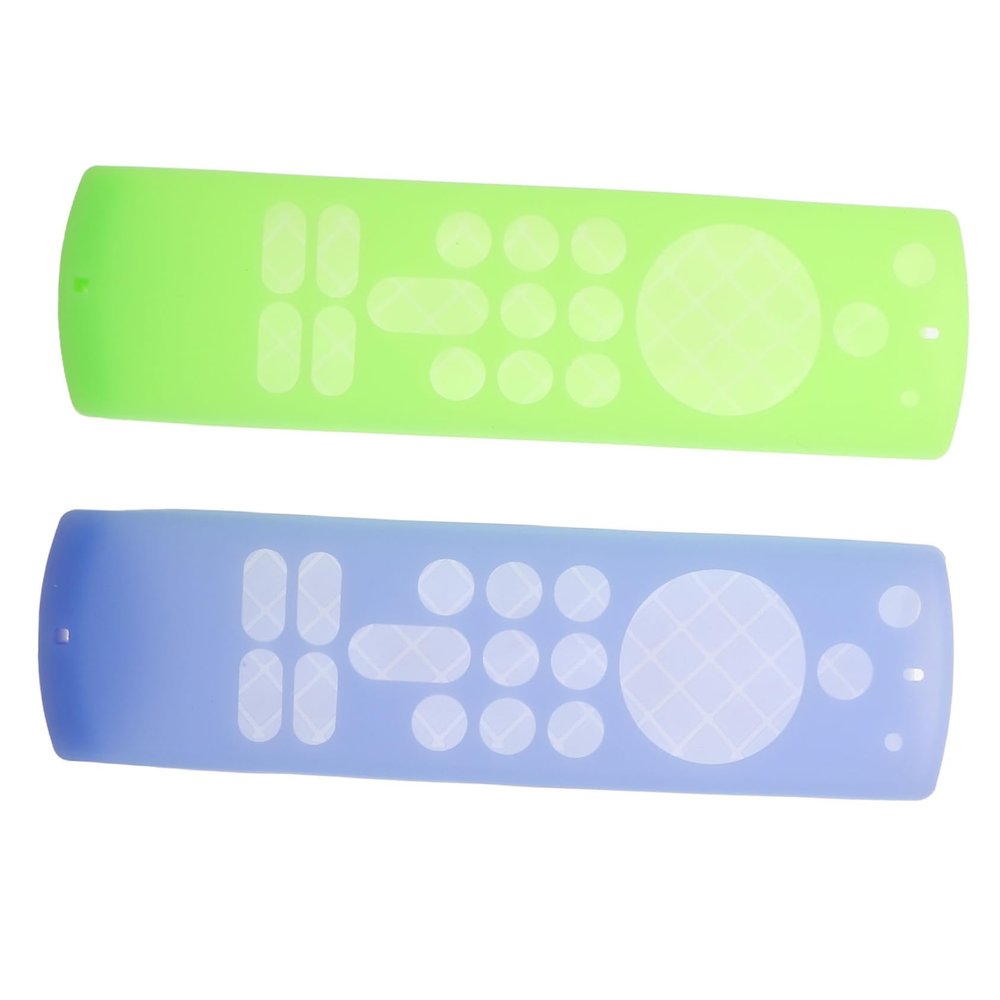 Gadpiparty 2-Pack Shock-Resistant Silicone Remote Control Covers with Luminous Surface
