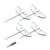 Ice Fishing Shelter Anchors, 1 Set, Steel and Rubber view 1