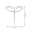 Ice Fishing Shelter Anchors, 1 Set, Steel and Rubber view 2