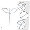 Ice Fishing Shelter Anchors, 1 Set, Steel and Rubber view 3