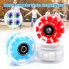 ZMCGNO Light-Up Wheels, 4-Piece Set for Quad Skates and Skateboards, White-1 view 2