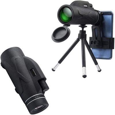 Professional 40x60 HD Monocular Telescope for Mobile Phones, Night Vision, Hunting and Hiking
