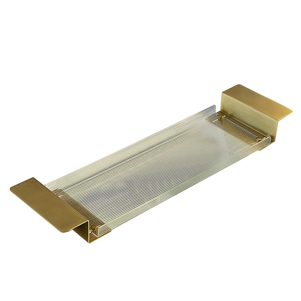 OXOLAMRIN Acrylic Expandable Bathtub Caddy Tray, 70 cm