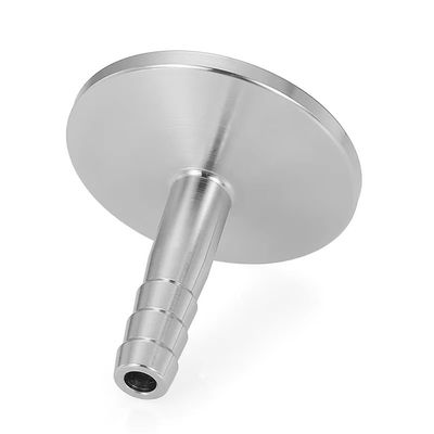 HBGNZU 1pc Hose Barb KF16 KF25 KF40 KF50 304 Stainless Steel KF Vacuum Pipe Fitting Adapter (KF16-13mm)