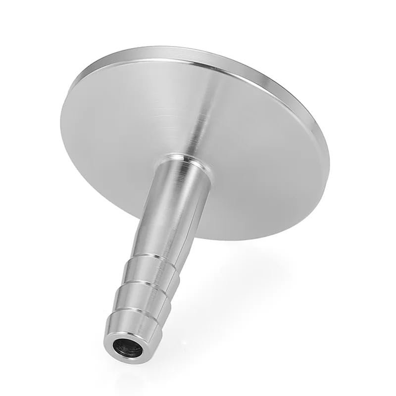 HBGNZU 1pc Hose Barb KF16 KF25 KF40 KF50 304 Stainless Steel KF Vacuum Pipe Fitting Adapter (KF16-13mm)