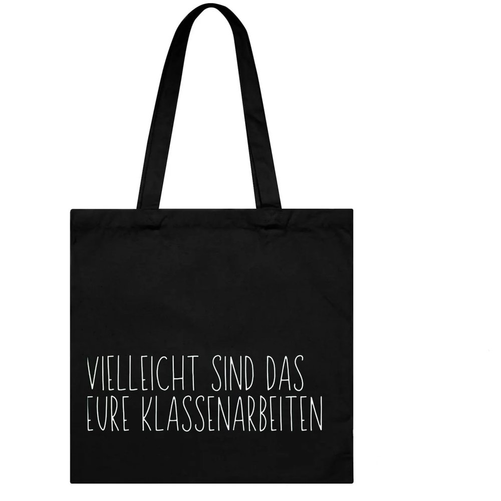 KUBDPQOR Teacher Gift Cotton Tote Bag with Humorous Sayings, 35 x 40 cm